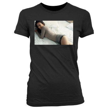 Olivia Wilde Women's Junior Cut Crewneck T-Shirt