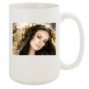 Olivia Wilde 15oz White Mug