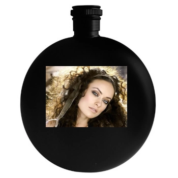 Olivia Wilde Round Flask