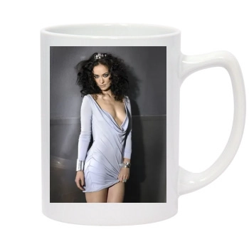 Olivia Wilde 14oz White Statesman Mug