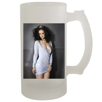 Olivia Wilde 16oz Frosted Beer Stein