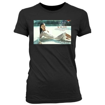 Olivia Wilde Women's Junior Cut Crewneck T-Shirt