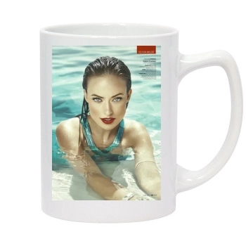 Olivia Wilde 14oz White Statesman Mug