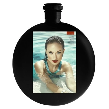 Olivia Wilde Round Flask