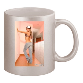 Hayden Panettiere 11oz Metallic Silver Mug