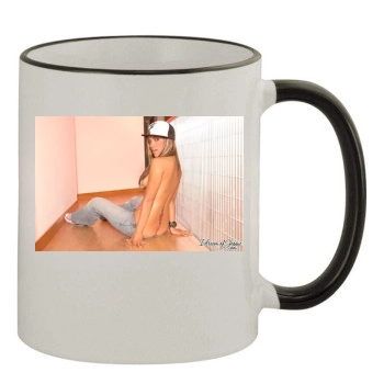 Hayden Panettiere 11oz Colored Rim & Handle Mug