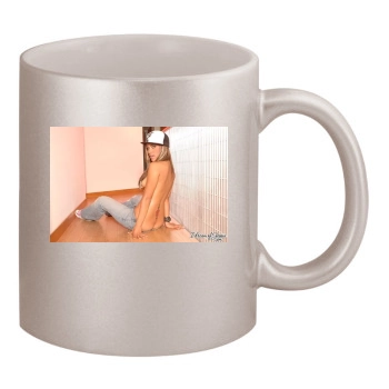 Hayden Panettiere 11oz Metallic Silver Mug