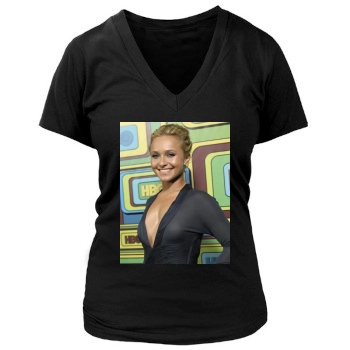 Hayden Panettiere Women's Deep V-Neck TShirt