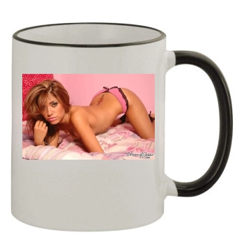 Hayden Panettiere 11oz Colored Rim & Handle Mug