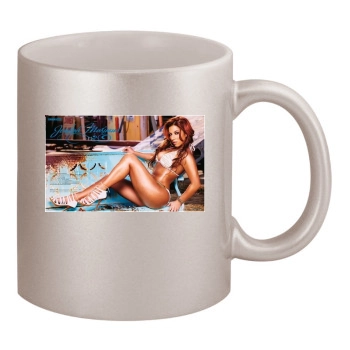 Hayden Panettiere 11oz Metallic Silver Mug