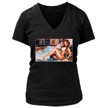 Hayden Panettiere Women's Deep V-Neck TShirt