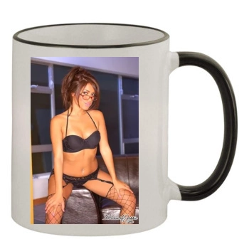 Hayden Panettiere 11oz Colored Rim & Handle Mug