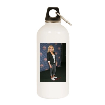 Hayden Panettiere White Water Bottle With Carabiner