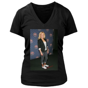 Hayden Panettiere Women's Deep V-Neck TShirt