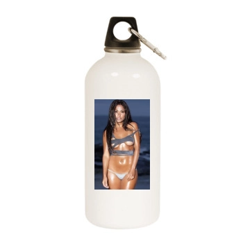 Hayden Panettiere White Water Bottle With Carabiner