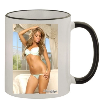 Hayden Panettiere 11oz Colored Rim & Handle Mug