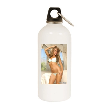 Hayden Panettiere White Water Bottle With Carabiner