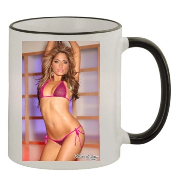 Hayden Panettiere 11oz Colored Rim & Handle Mug