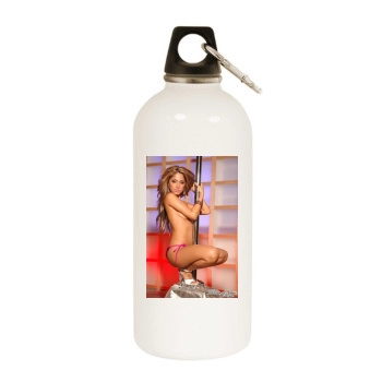 Hayden Panettiere White Water Bottle With Carabiner