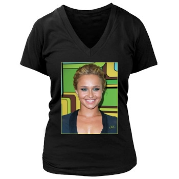 Hayden Panettiere Women's Deep V-Neck TShirt