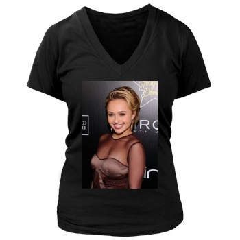 Hayden Panettiere Women's Deep V-Neck TShirt