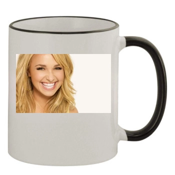 Hayden Panettiere 11oz Colored Rim & Handle Mug