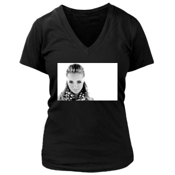 Hayden Panettiere Women's Deep V-Neck TShirt