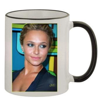 Hayden Panettiere 11oz Colored Rim & Handle Mug