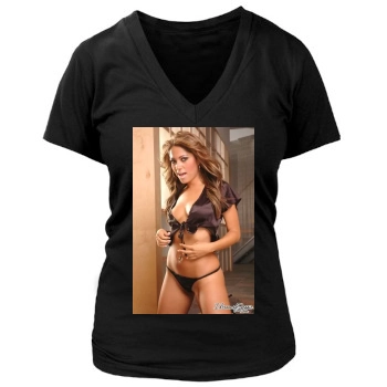 Hayden Panettiere Women's Deep V-Neck TShirt