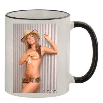 Hayden Panettiere 11oz Colored Rim & Handle Mug