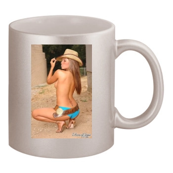 Hayden Panettiere 11oz Metallic Silver Mug