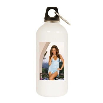 Hayden Panettiere White Water Bottle With Carabiner