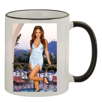 Hayden Panettiere 11oz Colored Rim & Handle Mug