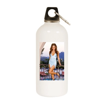 Hayden Panettiere White Water Bottle With Carabiner