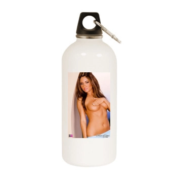 Hayden Panettiere White Water Bottle With Carabiner