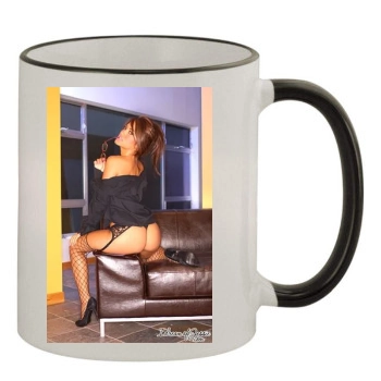 Hayden Panettiere 11oz Colored Rim & Handle Mug