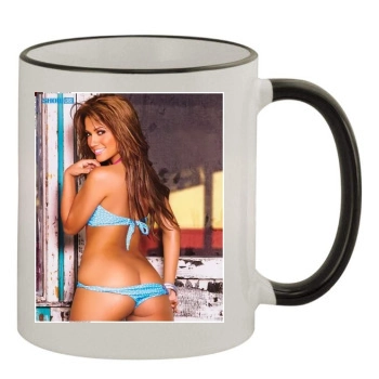 Hayden Panettiere 11oz Colored Rim & Handle Mug