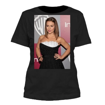 Alyssa Milano Women's Cut T-Shirt