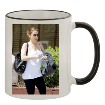 Alyssa Milano 11oz Colored Rim & Handle Mug