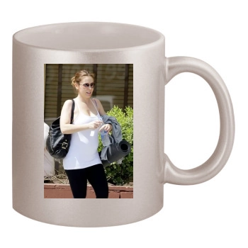 Alyssa Milano 11oz Metallic Silver Mug