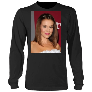 Alyssa Milano Men's Heavy Long Sleeve TShirt