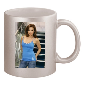 Alyssa Milano 11oz Metallic Silver Mug