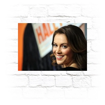 Alyssa Milano Metal Wall Art