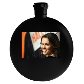 Alyssa Milano Round Flask