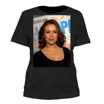 Alyssa Milano Women's Cut T-Shirt