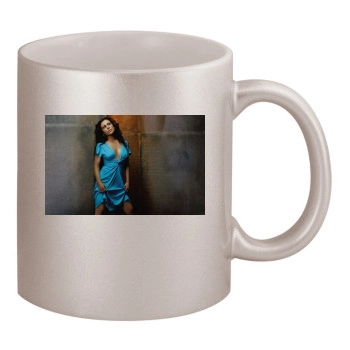 Alyssa Milano 11oz Metallic Silver Mug