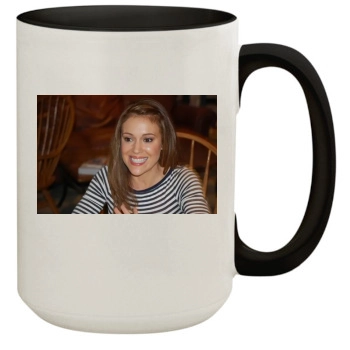 Alyssa Milano 15oz Colored Inner & Handle Mug