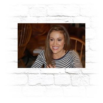 Alyssa Milano Metal Wall Art