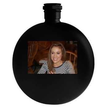 Alyssa Milano Round Flask