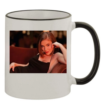 Alyssa Milano 11oz Colored Rim & Handle Mug